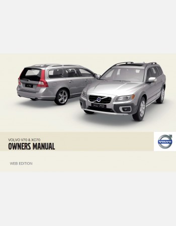 2010 volvo xc70 owners manual lhd & rhd